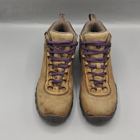 Vasque Talus UltraDry Boots Womens 8.5 US Leather Brown Waterproof Hiking Vibram - Picture 3 of 11